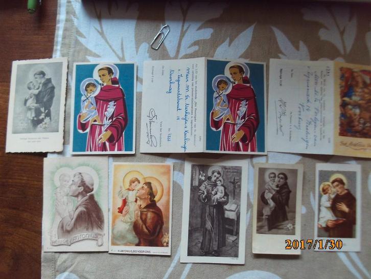 Kaatsheuvel Missiehuis St Antonius 9 kaartjes prent 1945 ev, Verzamelen, Ansichtkaarten | Nederland, Gelopen, Noord-Brabant, 1940 tot 1960