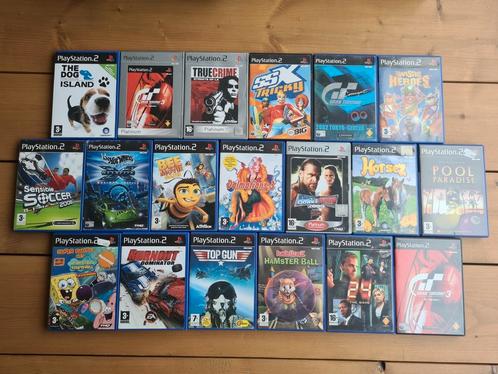 Set van 19 Playstation 2 games, Spelcomputers en Games, Games | Sony PlayStation 2, Zo goed als nieuw, Avontuur en Actie, 3 spelers of meer