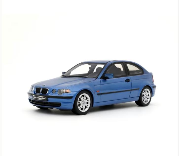 BMW E46 318 TI COMPAC BLAUW 2002 schaal 1/18 OTTO OT462, Hobby en Vrije tijd, Modelauto's | 1:18, Nieuw, Auto, OttOMobile, Verzenden
