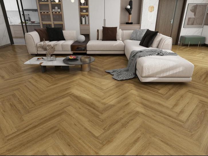 PVC walvisgraat incl. egaliseren & leggen – €39,99 p/m², Huis en Inrichting, Stoffering | Vloerbedekking, Zo goed als nieuw, Overige typen