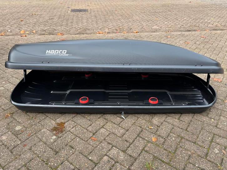 Hapro Cruiser 10.8 XXL Premium Fit 600 Liter Dakkoffer, Auto diversen, Dakkoffers, Gebruikt, Ophalen