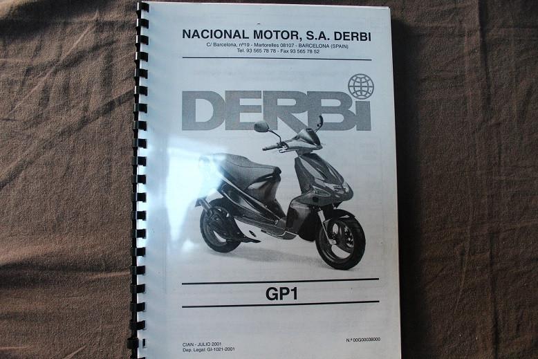 Derbi GP1 2001 parts list onderdelen, Ophalen of Verzenden, Gebruikt