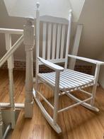schommelstoel, Huis en Inrichting, Stoelen, Ophalen, Gebruikt, Wit, Eén