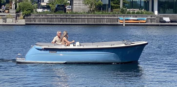Primeur 6.10 tender 60pk Honda, Watersport en Boten, Sloepen, Zo goed als nieuw, 50 tot 70 pk, 6 meter of meer, Buitenboordmotor