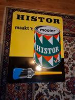 Emaille reclamebord Histor langcat Bussum  67x87 mooie  fris, Ophalen