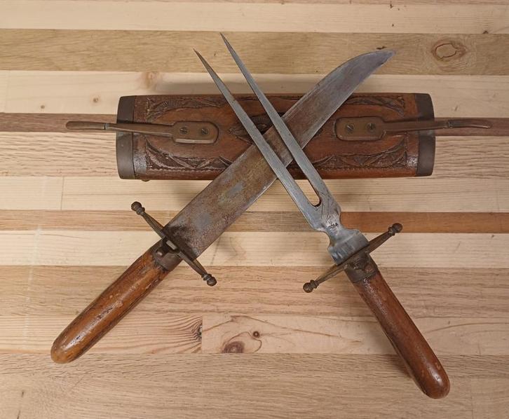 Indiase trancheerset, Antiek en Kunst, Antiek | Overige Antiek, Ophalen of Verzenden