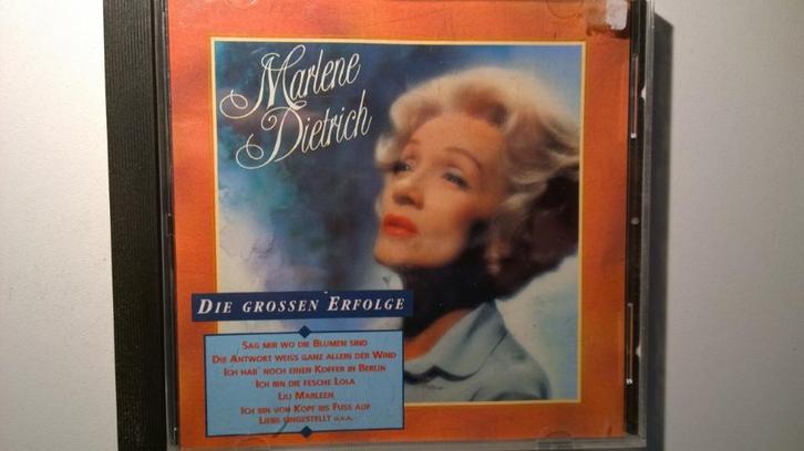 Marlene Dietrich - Die Großen Erfolge, Cd's en Dvd's, Cd's | Pop, Zo goed als nieuw, 1980 tot 2000, Ophalen of Verzenden