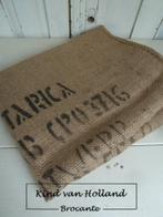 Stoere jute zak met tekst. Brocante, Antiek en Kunst, Curiosa en Brocante, Ophalen of Verzenden