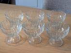 6 Vintage Desert Glazen Coretro Italy, Huis en Inrichting, Keuken | Servies, Glas of Glazen, Ophalen of Verzenden, Overige stijlen