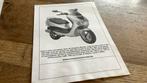 Peugeot Elyseo reclame uiting, Fietsen en Brommers, Handleidingen en Instructieboekjes, Ophalen of Verzenden, Nieuw