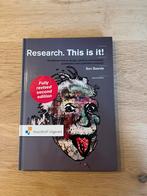 Ben Baarda - Research. This is it!, Ben Baarda, Ophalen of Verzenden, Zo goed als nieuw