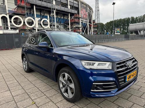 Audi Q5 55 Tfsi E Quattro 367pk S Tronic 2020 Blauw, Auto's, Audi, Particulier, Q5, 360° camera, 4x4, ABS, Achteruitrijcamera