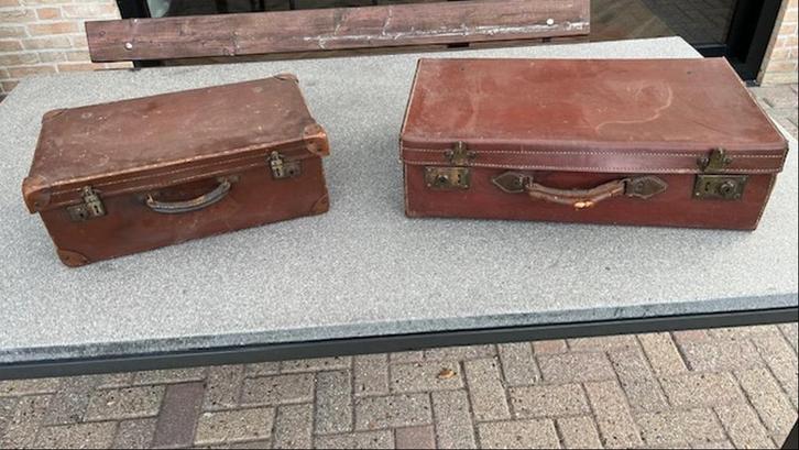 2 Oude koffers, Antiek en Kunst, Curiosa en Brocante, Ophalen