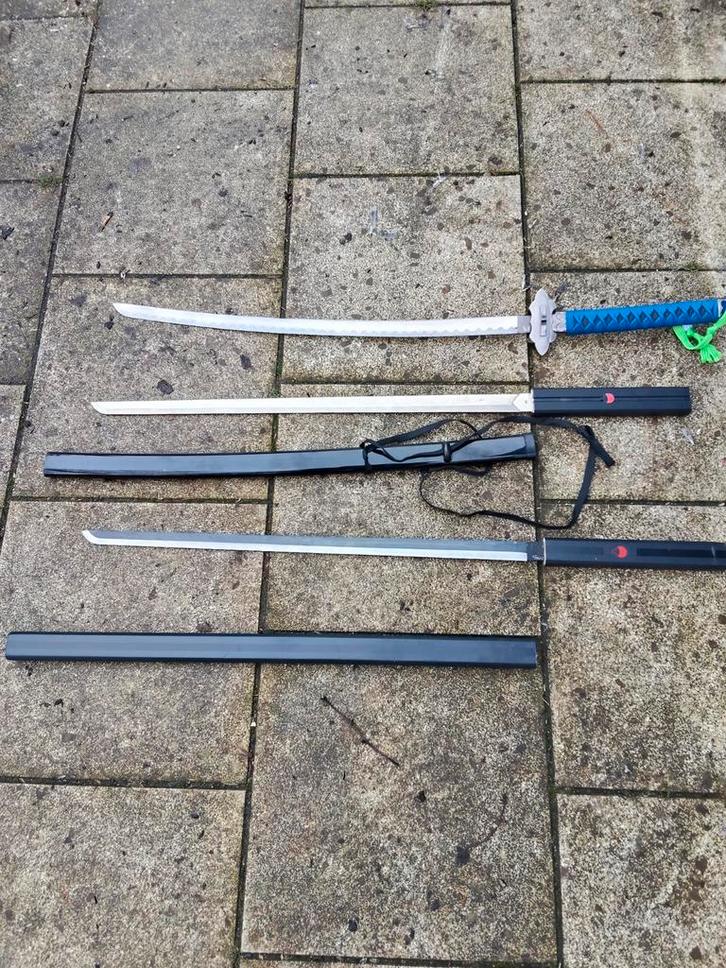 3 SAMURAI ZWAARDEN, Verzamelen, Militaria | Algemeen, Nederland, Ophalen
