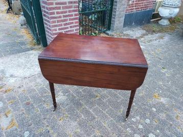 Victoriaanse mahonie Pembroke hangoortafel. beschikbaar voor biedingen