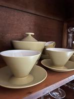 Licht groen/wit servies jaren 60 vintage, Antiek en Kunst, Ophalen