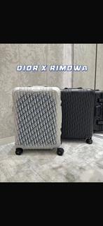 Dior x Rimowa Koffer - Luxe Reisbagage, 50 tot 60 cm, Slot, Ophalen of Verzenden, Zo goed als nieuw