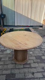 GRATIS Massief eiken Eettafel, Huis en Inrichting, Tafels | Eettafels, Ophalen, 50 tot 100 cm, Zo goed als nieuw, Vijf personen of meer