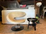 Varier Peel design stoel fauteuil chair creme leer, Huis en Inrichting, Fauteuils, Ophalen, Gebruikt, Leer, Nvt