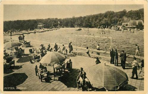 (381-036-031) Putten Bosbad, Verzamelen, Ansichtkaarten | Nederland, Gelderland, Verzenden