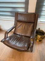 Artifort F140 Harcourt Design Relaxstoel, Huis en Inrichting, Fauteuils, Ophalen of Verzenden, Gebruikt, Leer, 75 tot 100 cm