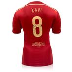 Xavi Hernandez gesigneerd Spanje 2014 voetbalshirt:, Verzamelen, Sportartikelen en Voetbal, Buitenlandse clubs, Shirt, Nieuw, Ophalen of Verzenden