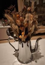 Koffie kan met stro bloemetjes, Ophalen of Verzenden