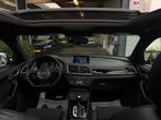 Audi Q3 2.5 TFSI RSQ3 QUATTRO - PANORAMADAK - STOELVERWARMIN, Auto's, Automaat, Gebruikt, Blauw, Leder en Stof