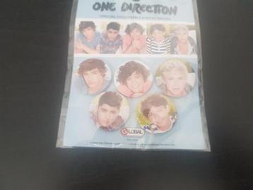 One Direction buttons beschikbaar voor biedingen