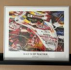 Schilderij/poster met lijst Ralf Schumacher, Ophalen, Zo goed als nieuw, Auto's
