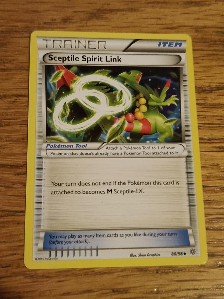 Sceptile spirit link 80/98 ancient origins, Ophalen of Verzenden, Zo goed als nieuw, Losse kaart