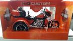 zeer gave harly davidson  trike schaal model, Verzenden, Nieuw, Motor