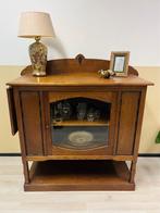 Mooie antieke Amsterdamse School Kast Art Deco theekastje, Ophalen