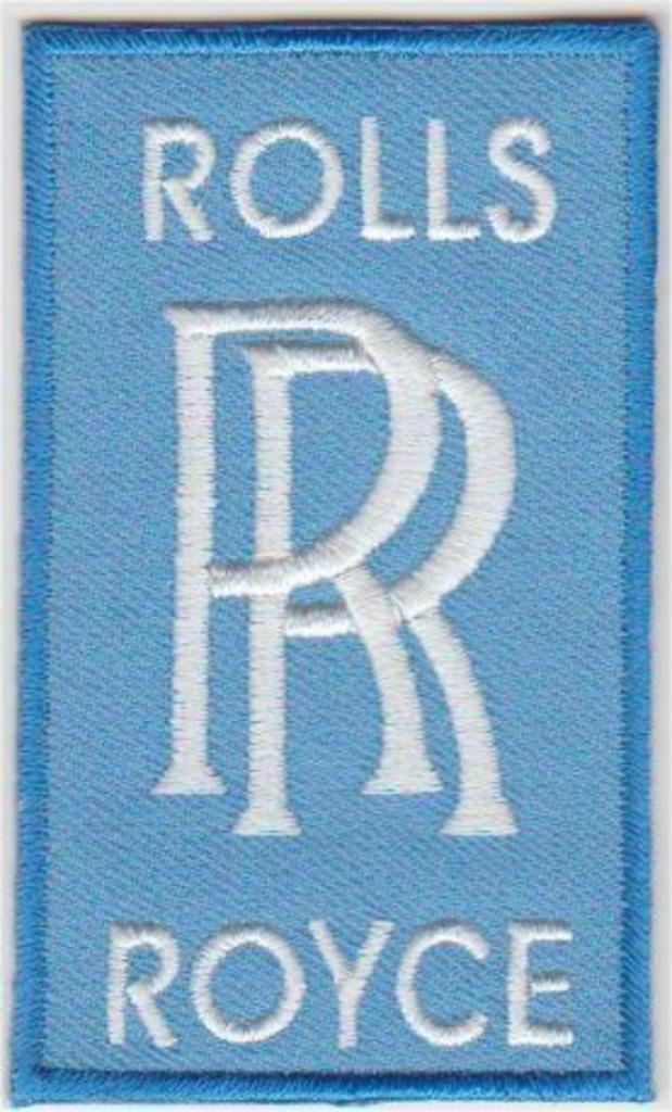 Rolls Royce stoffen opstrijk patch embleem, Verzamelen, Automerken, Motoren en Formule 1, Nieuw, Auto's, Ophalen of Verzenden