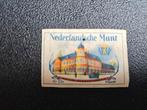 Luciferetiket Nederlandsche Munt Sigaren, Ophalen of Verzenden, Gebruikt