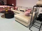 Luxe Velvet Teddy Loungebank Costa Beige 280x195cm NIEUW NEW, 250 tot 300 cm, Info@oosterbaanwonen.nl, Hoekbank, Nieuw