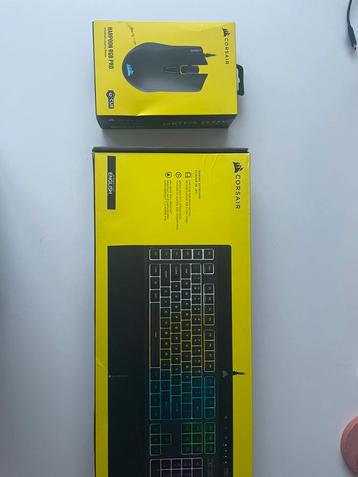 Corsair harpoon rgb pro, k55 rgb pro beschikbaar voor biedingen