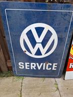 Emaille reclamebord VW service volkswagen, Ophalen of Verzenden, Zo goed als nieuw, Reclamebord
