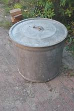 Zinken ton met deksel, Antiek en Kunst, Ophalen