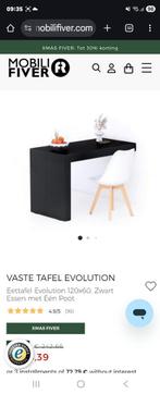 Nieuwe eettafel/bureau - compact en stevig!, Huis en Inrichting, Tafels | Eettafels, Ophalen, Overige materialen, 100 tot 150 cm