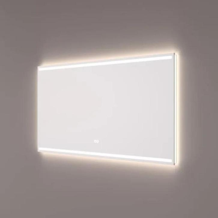 Hipp Badkamer Spiegel 120x70cm met LED en Spiegelverwarming, Huis en Inrichting, Woonaccessoires | Spiegels, Nieuw, 100 tot 125 cm