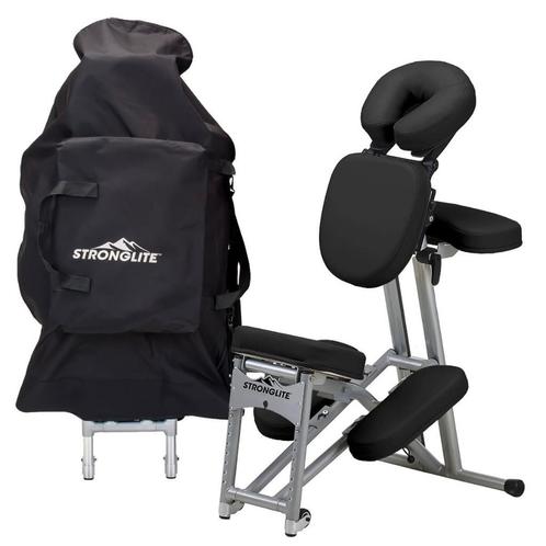Stronglite ErgoPro II Massagestoel op wielen+Tas ACTIE 2025, Sport en Fitness, Massageproducten, Nieuw, Massagestoel of Kussen