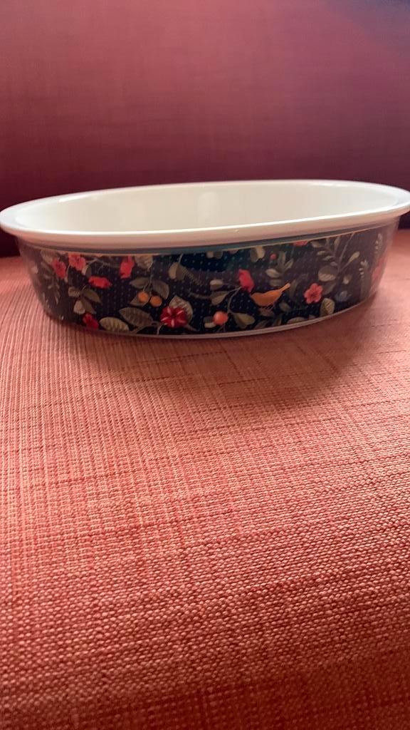 Ronde ovenschaal PIPstudio, Huis en Inrichting, Keuken | Servies, Zo goed als nieuw, Schaal of Schalen, Overige stijlen, Porselein