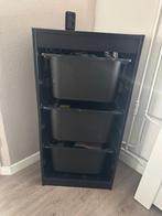 Trofast kast zwart, Ophalen, Gebruikt, 100 tot 150 cm, 50 tot 100 cm
