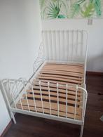 Meegroeibed wit metaal met lattenbodem, Ophalen of Verzenden