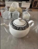 Theepot met geometrisch design, Keramiek, Overige typen, Ophalen of Verzenden, Zo goed als nieuw