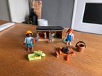 Playmobiel geschenkenset konijnenhok, Ophalen of Verzenden, Zo goed als nieuw, Complete set
