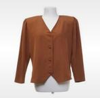Luisa Spagnoli Bruine Blazer Maat 46 (it) 40 (nl), Maat 38/40 (M), Bruin, Verzenden, Zo goed als nieuw