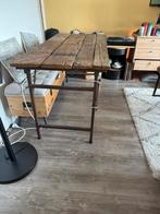 industriele eettafel te koop!, Huis en Inrichting, Tafels | Eettafels, Ophalen, 100 tot 150 cm, 50 tot 100 cm, Zo goed als nieuw
