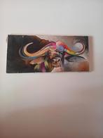 Schilderij op canvasdoek, Antiek en Kunst, Ophalen